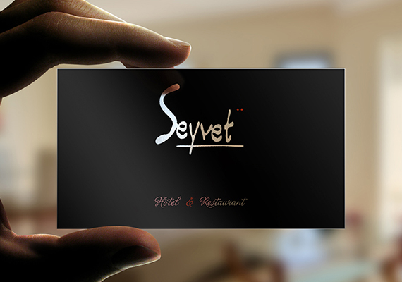 Cartes de visite pour l'hôtel Seyvet